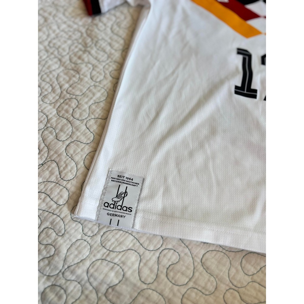 Adidas Kids Germany Florian Wirtz 17 Home Soccer Jersey Size Small NWOT - Picture 4 of 7